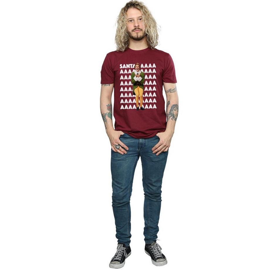 Elf Santa I Know Him T-Shirt Stampata  