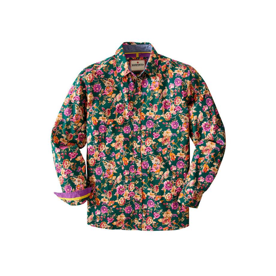 Joe Browns Heritage-Hemd mit Blumenmuster  