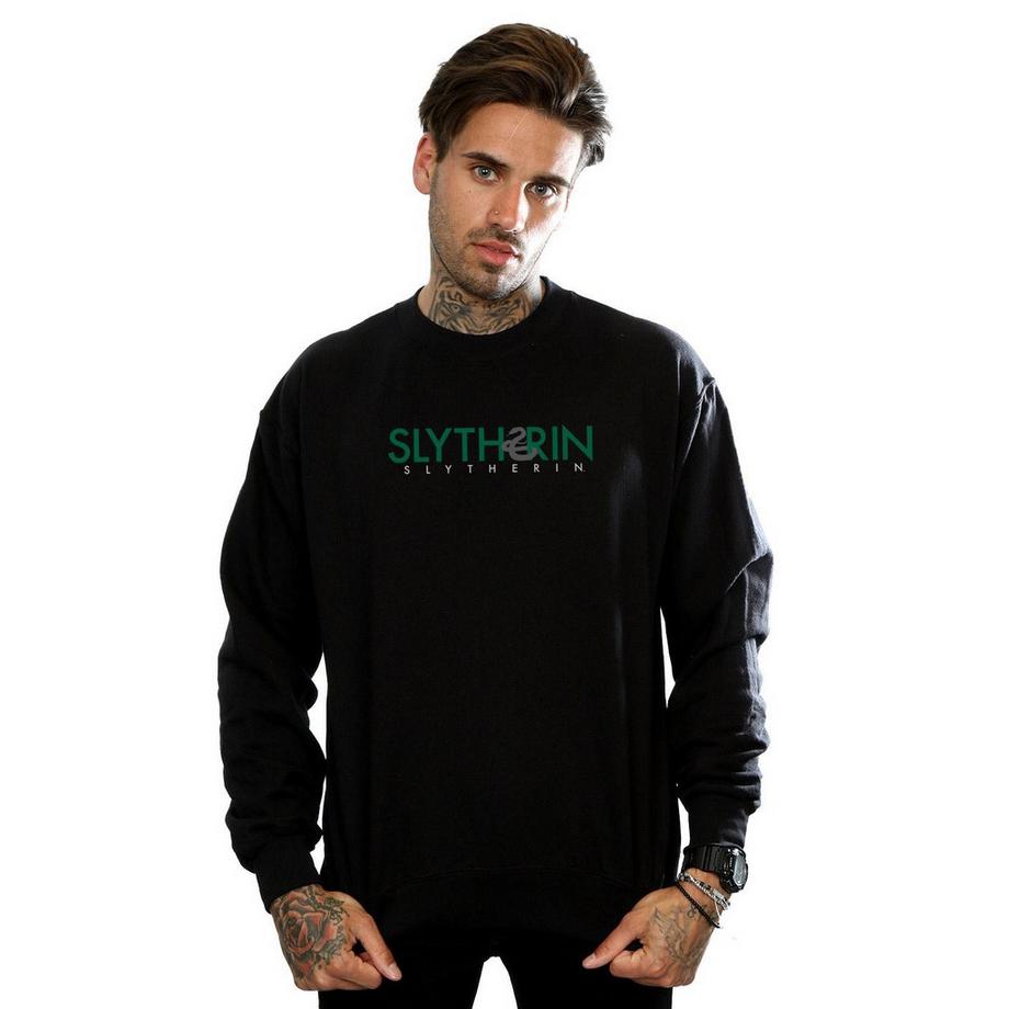 Harry Potter Slytherin Grafikdruck Sweatshirt  