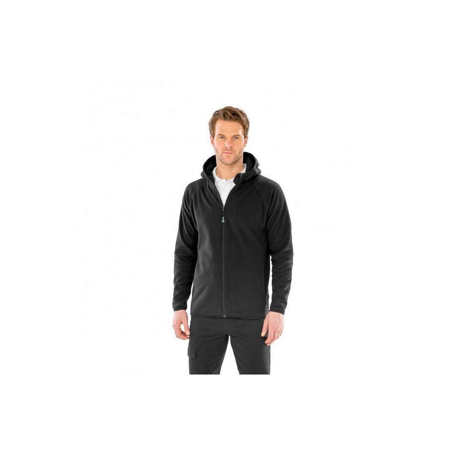 Result Kapuzenjacke aus recyceltem Mikrofleece  