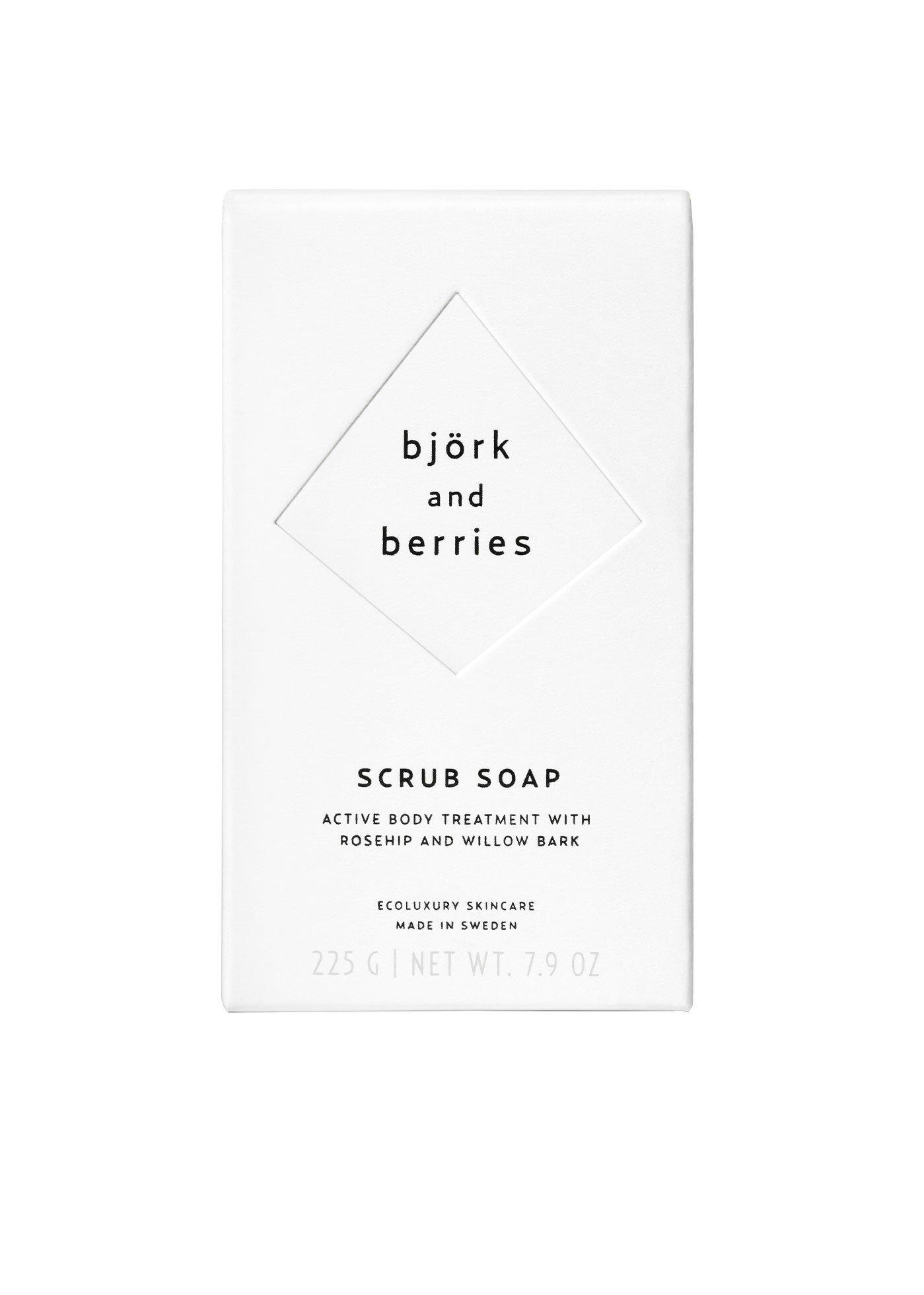 Björk & Berries  Stückseife Scrub Soap 