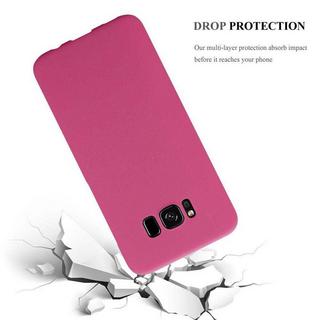 Cadorabo  Housse compatible avec Samsung Galaxy S8 - Hard Case Coque de protection à l'aspect givré contre les rayures et les chocs 