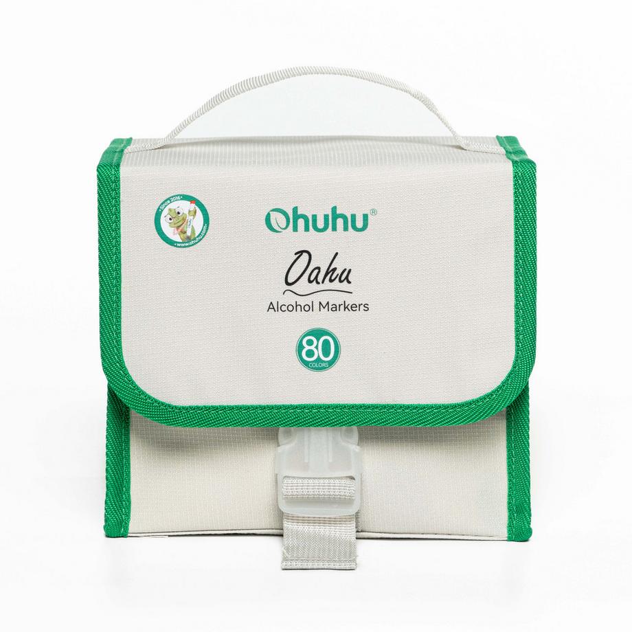 Ohuhu  Marqueurs d'art Oahu (base alcool, double face) - 80 couleurs 