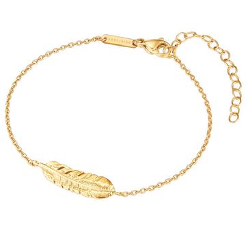 Femme Bracelet en acier inoxydable Plume