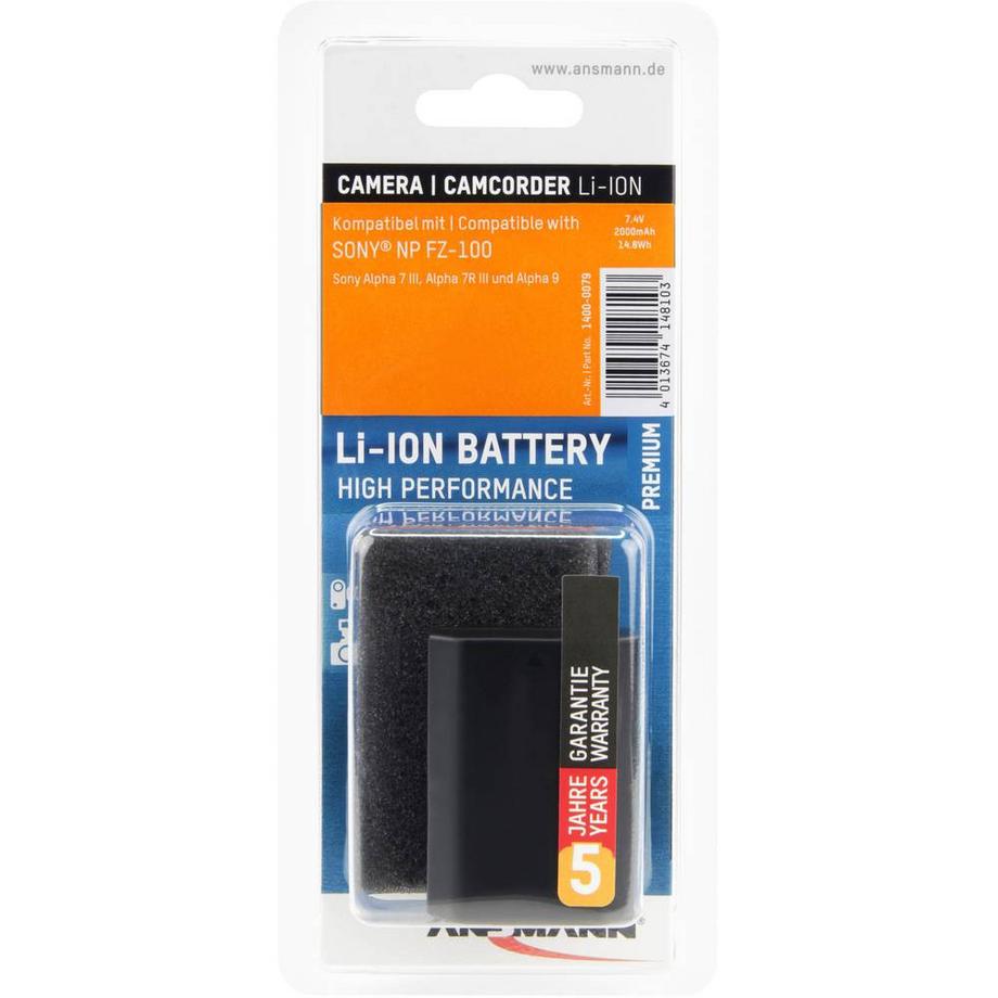 ANSMANN  Batterie pour appareil photo 