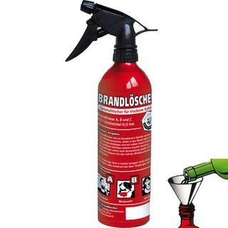 Geschenkidee  Brandlöscher Aluflasche wieder auffüllbar 0.5L 