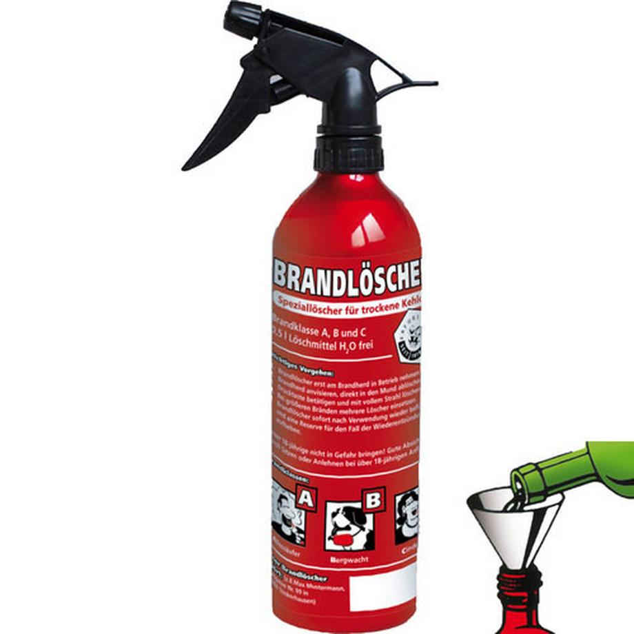 Brandlöscher Aluflasche wieder auffüllbar 0.5L