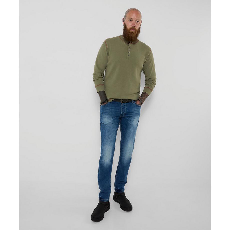 Joe Browns Maglia Henley a Maglia a Nido d'Ape  