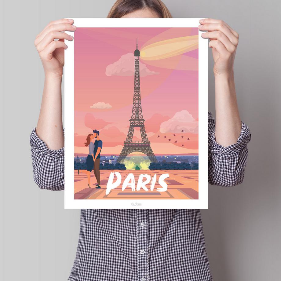 La-Jonx Affiche de Paris Trocadéro  