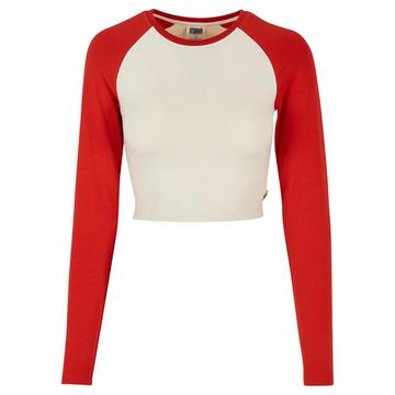 maglietta bio a maniche lunghe da retro baseball