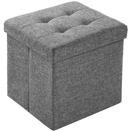 Tectake Cube coffre de rangement pliable en polyester 38x38x38cm  