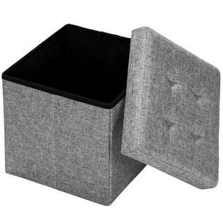 Tectake Cube coffre de rangement pliable en polyester 38x38x38cm  