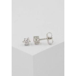 MUAU Schmuck  Solitär Ohrstecker 6-Griff-Fassung Weissgold 750 Brillanten 0.50ct. 6.5mm 