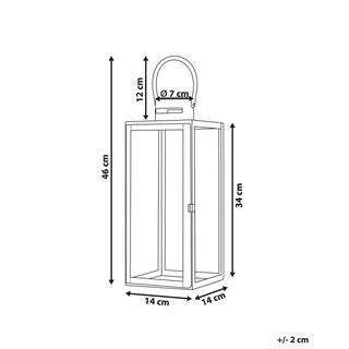 Beliani  Lanterna en Acciaio inox Moderno CYPRUS 