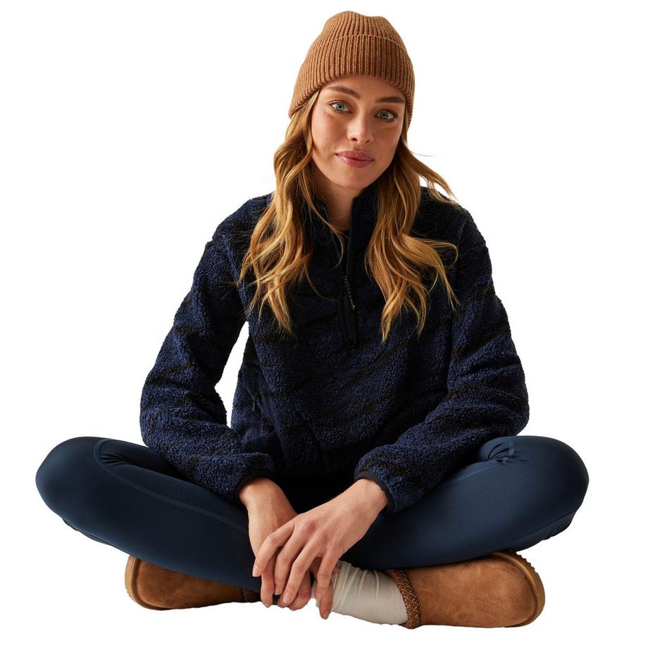 Regatta Frankie Teddy Fleecejacke Halb Reißverschluss  
