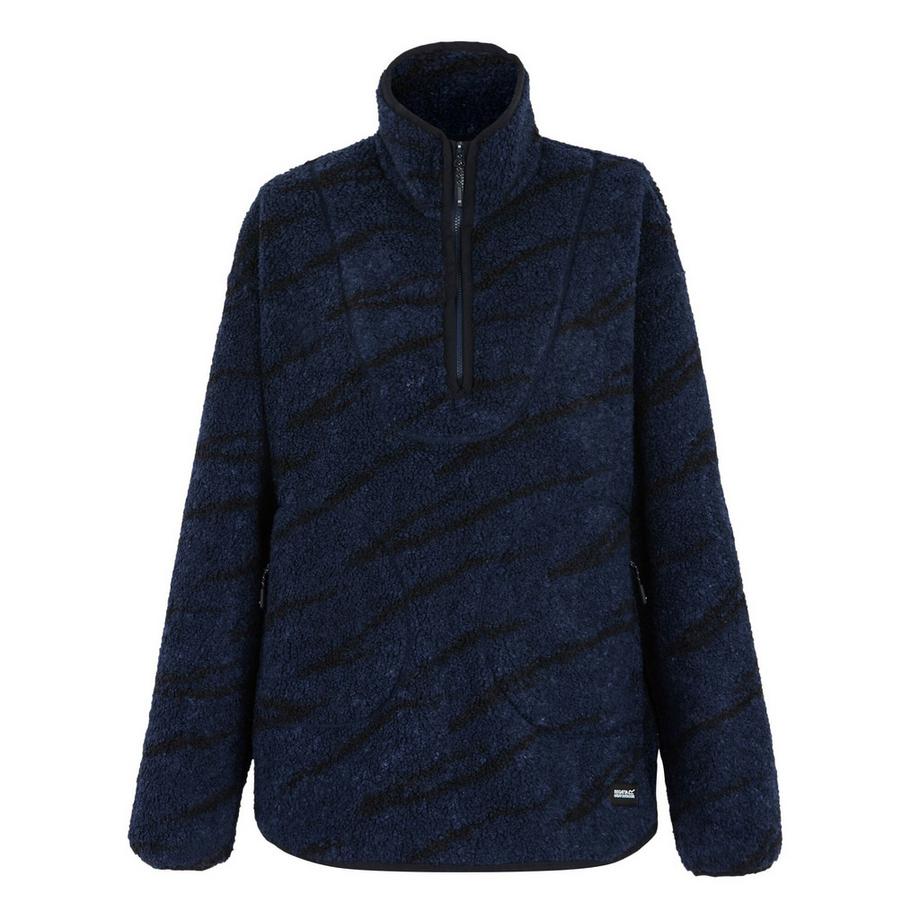 Frankie Fleecejacke, Mit Halbem Reißverschluss, Teddyfleece