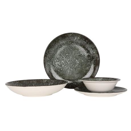 Bonna  Set di stoviglie - Cosmos (Large) - 24 pezzi - 6 Persone - Porcellana 