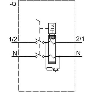 Siemens  Disjoncteur différentiel combiné compact 1P+N 6 kA type F 30 mA B16 