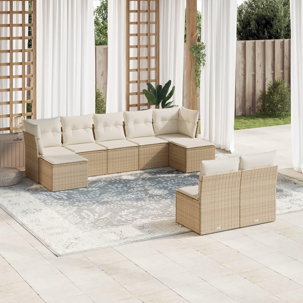 VidaXL Garten sofagarnitur poly-rattan  