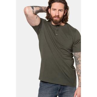 JP1880  T-shirt Henley, collection Basic. Manches courtes et patte de boutonnage 