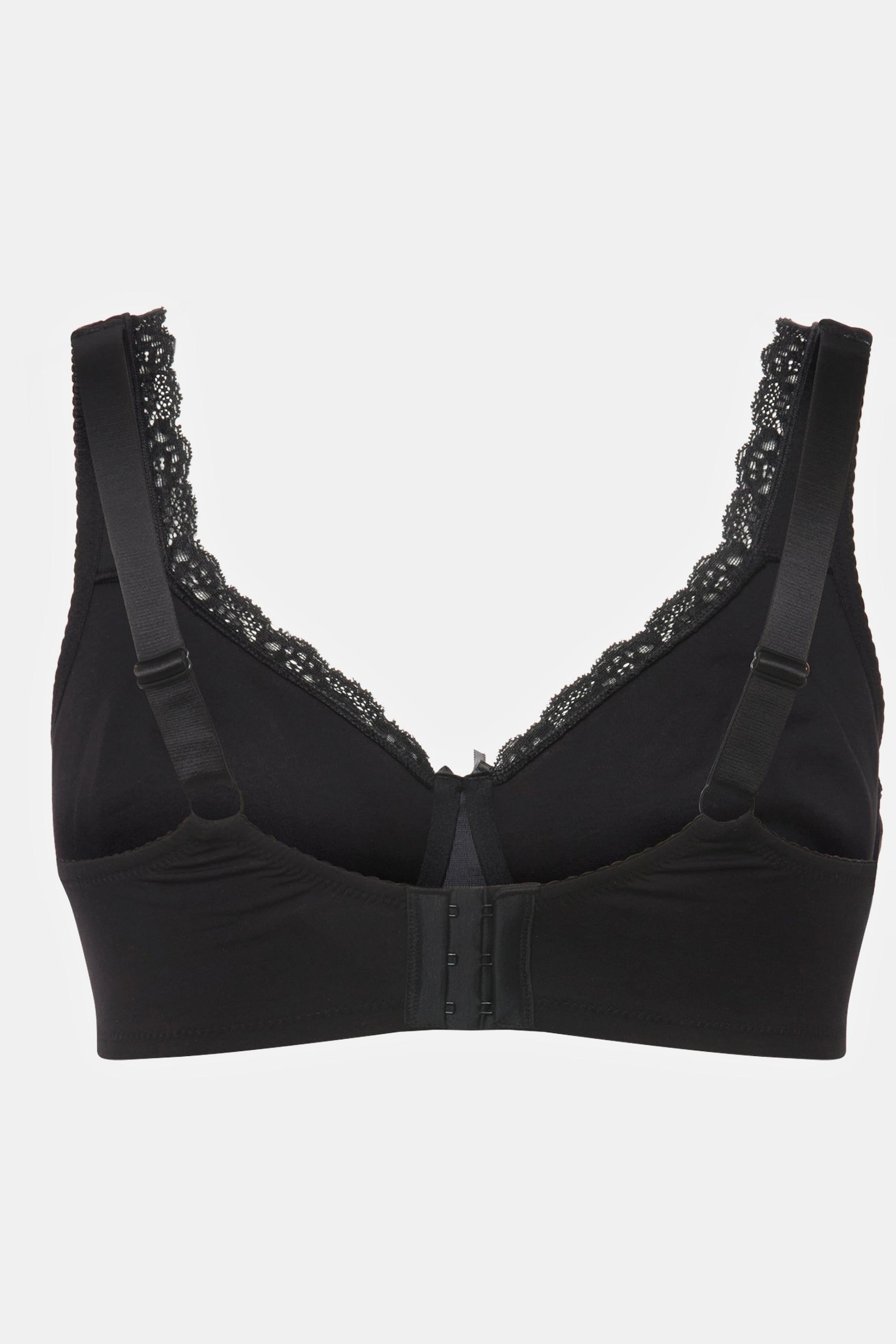 Ulla Popken  Soutien-gorge à armatures, liserés en dentelle - bonnet C-D 