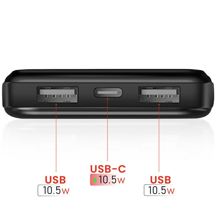 SWISSTEN  Powerbank 10000mAh 2 USB Swissten Noir 