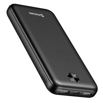 Powerbank 10000mAh 2 USB Swissten Noir