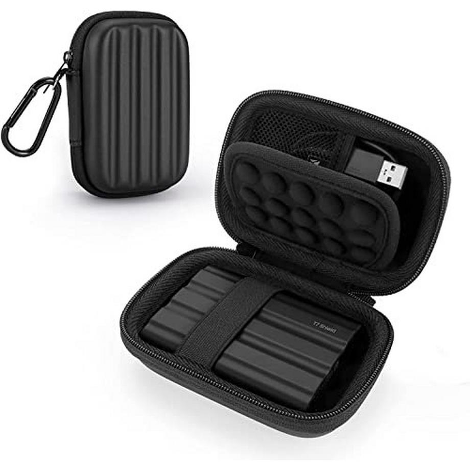 Only-bags.store  Festplattengehäuse für Samsung T7/T7 Shield /T7 Touch Portable SSD 500GB 1TB 2TB, stoßfestes 