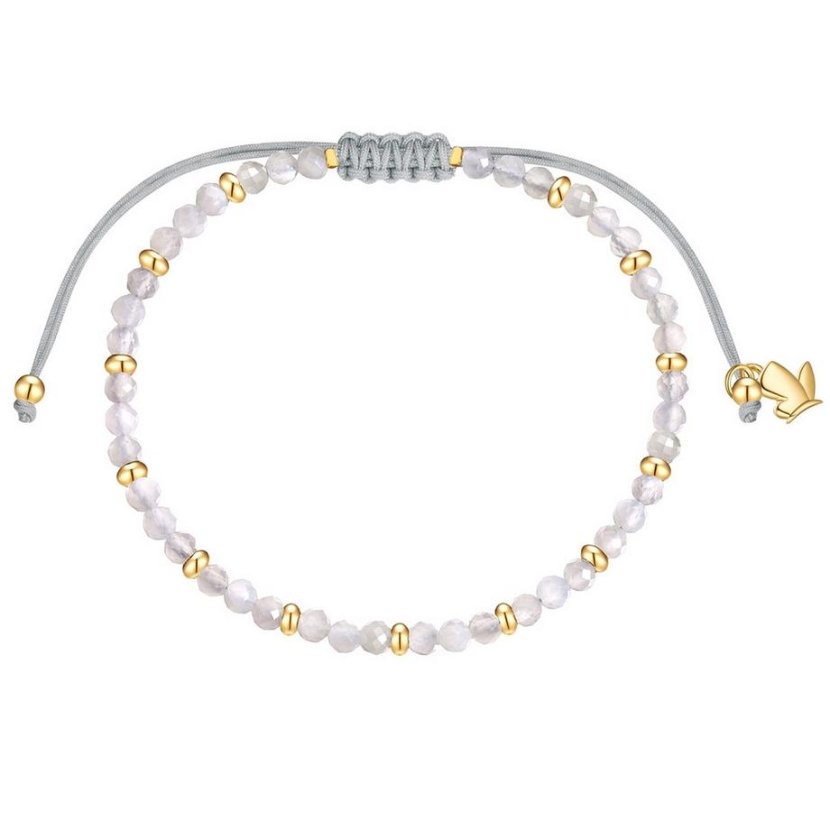 Armband Edelstahl Mondstein
