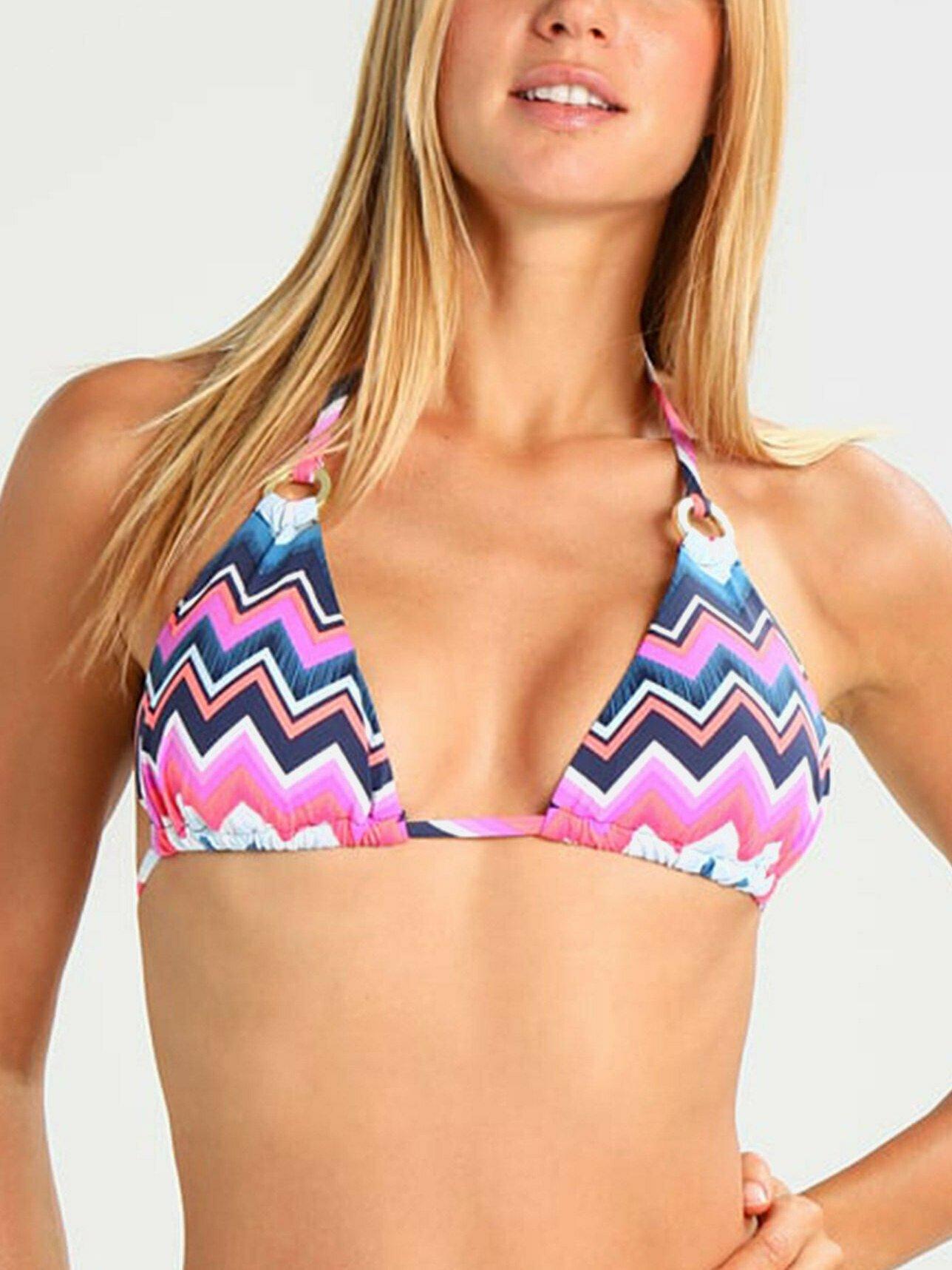 Image of LASCANA Bikini-Oberteil Zigzag - D/42