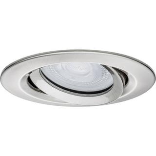 Paulmann LED Einbauleuchte Nova Plus Einzelleuchte schwenkbar IP65 rund 93mm 30° GU10 7W 230V 2700K  