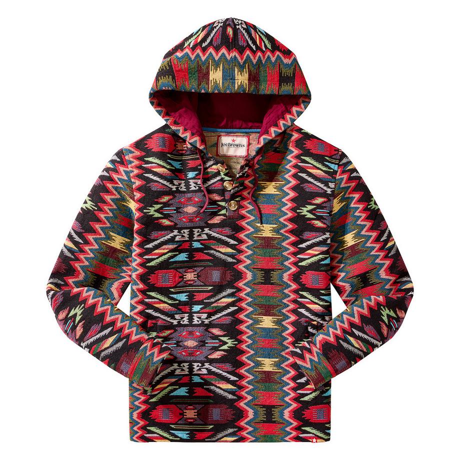 Joe Browns Jacquard Hoodie gefüttert  