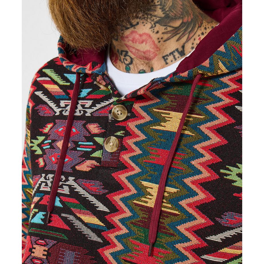 Joe Browns Jacquard Hoodie gefüttert  