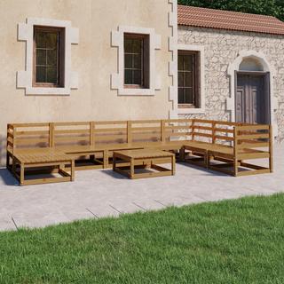 VidaXL set salotto da giardino Legno di pino  