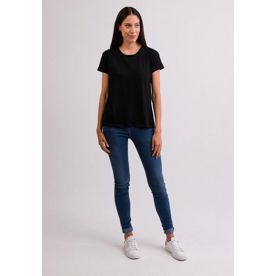 CASH-MERE.CH T-Shirt Manches Courtes Col Rond  