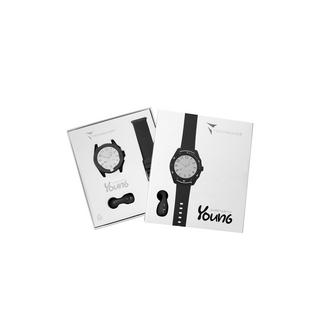 Techmade  Smart Watch Young Black Bundle 