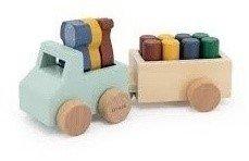 Trixie  Trixie Voiture avec remorque en bois animaux 