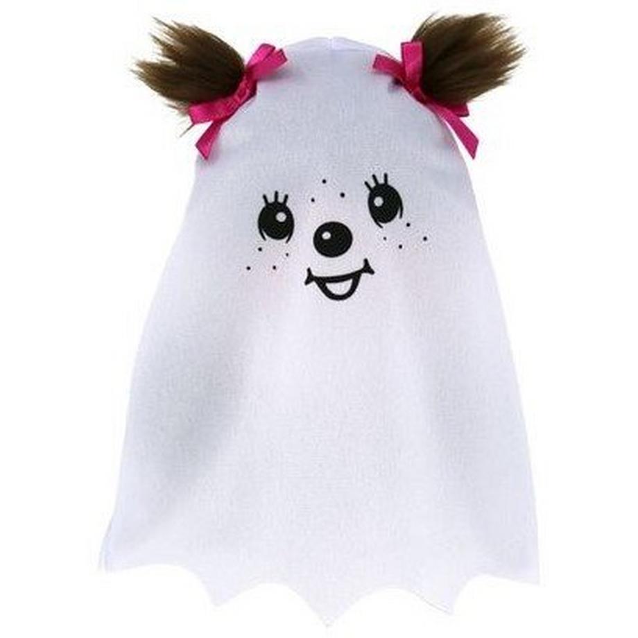 Monchhichi  Sekiguchi 242092 Original  Mädchen "Freundlicher Geist", Plüsch-Figur mit em Flatter-Umhang und Schleife im Haar, Kuscheltier aus em Plüsch, ca. 20 cm groß 