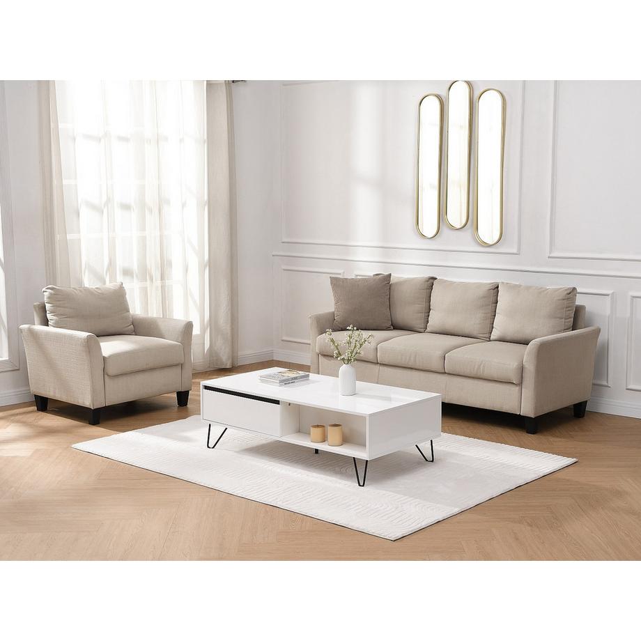 PASCAL MORABITO Table basse fixe ABUJA  