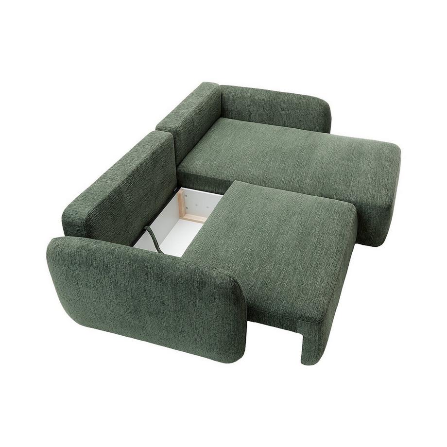 Vente-unique Canapé convertible 4 places PLUFATI  