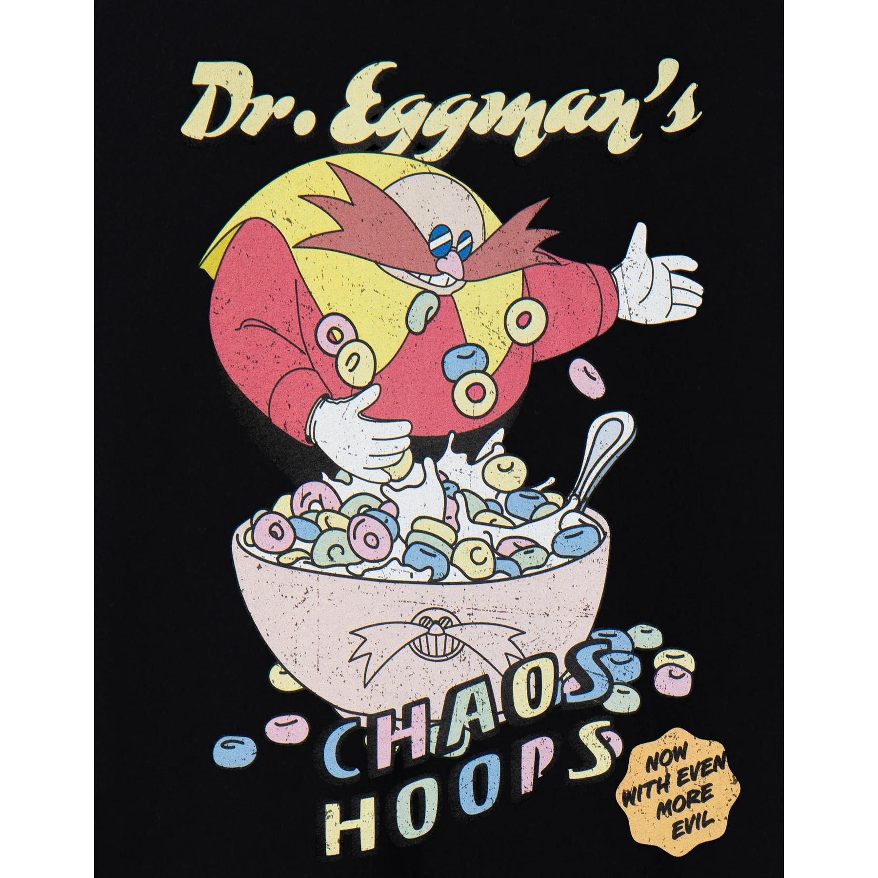 Sonic The Hedgehog  Chaos Hoops TShirt 