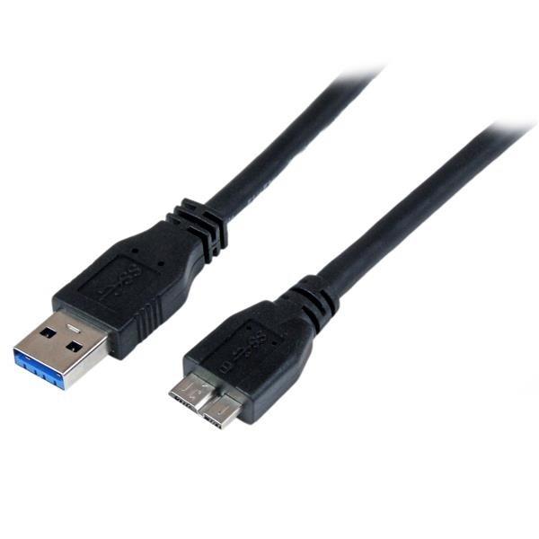 STARTECH.COM  Câble Certifié USB 3.0 A vers Micro B 1 m - M/M - Câble Micro USB 3.0 SuperSpeed 