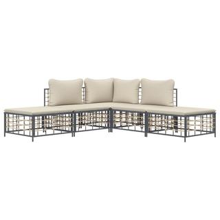 VidaXL Garten lounge set poly-rattan  