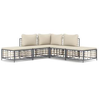 VidaXL Garten lounge set poly-rattan  