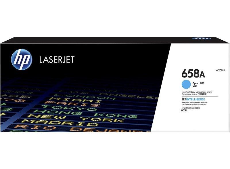 Image of Hewlett-Packard HP Toner 658A cyan W2001A CLJ Enterprise M751 6000 S. - ONE SIZE