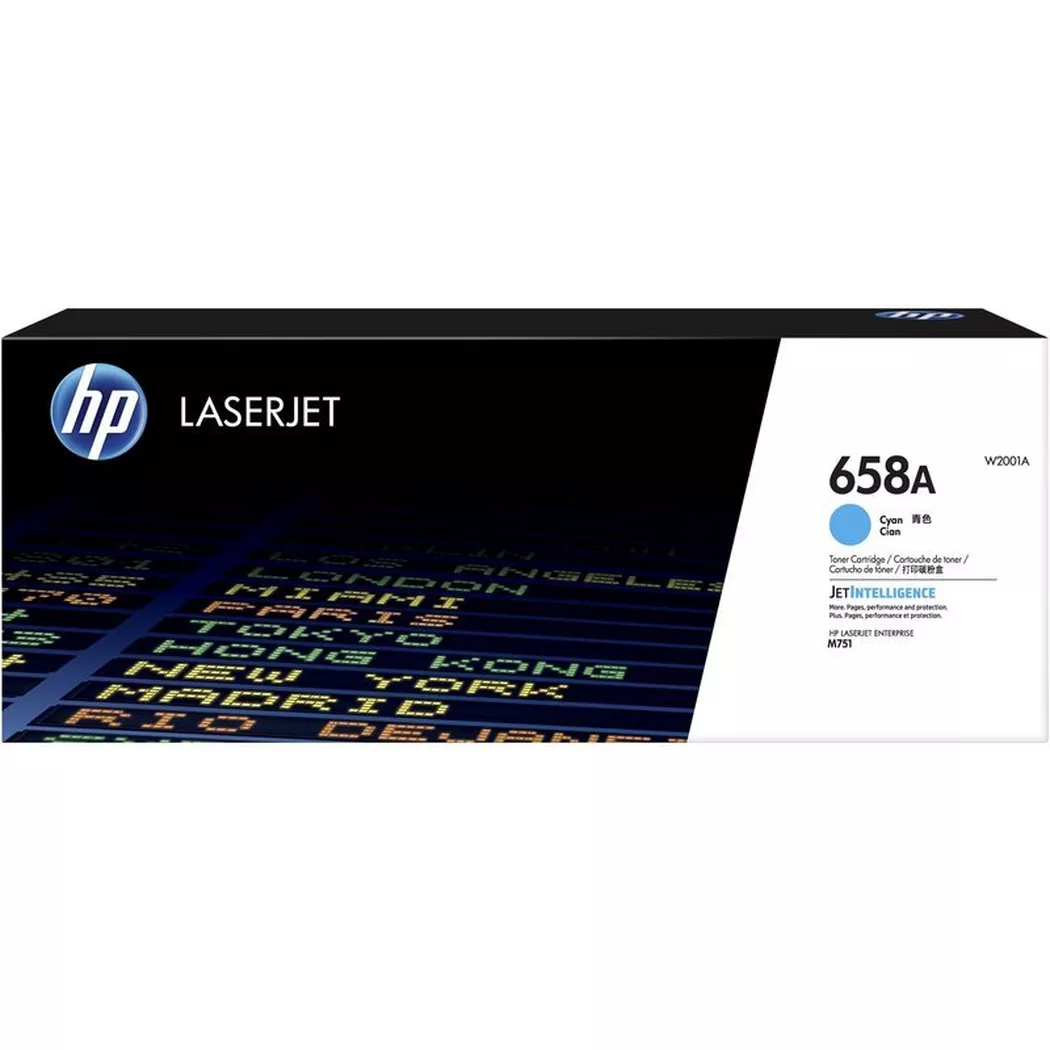 Hewlett-Packard – HP Toner 658A cyan W2001A CLJ Enterprise M751 6000 S., One Size