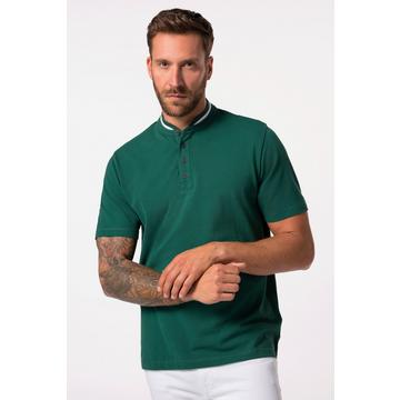 Maglia di piqué in tradizionale stile Tracht con mezze maniche e colletto, fino alla tg. 8XL