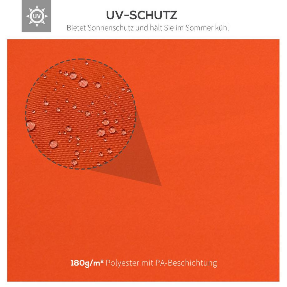Northio Toit De Remplacement Pour Tonnelle De Jardin En Métal, Tente De Fête, Tente De Jardin En Polyester 3 X 4 M, Rouge Rouille  