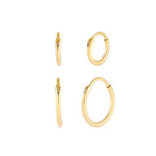 Kuzzoi  Ohrringe  Creolen Set Duo Basic 