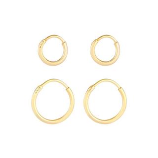 Kuzzoi  Ohrringe  Creolen Set Duo Basic 